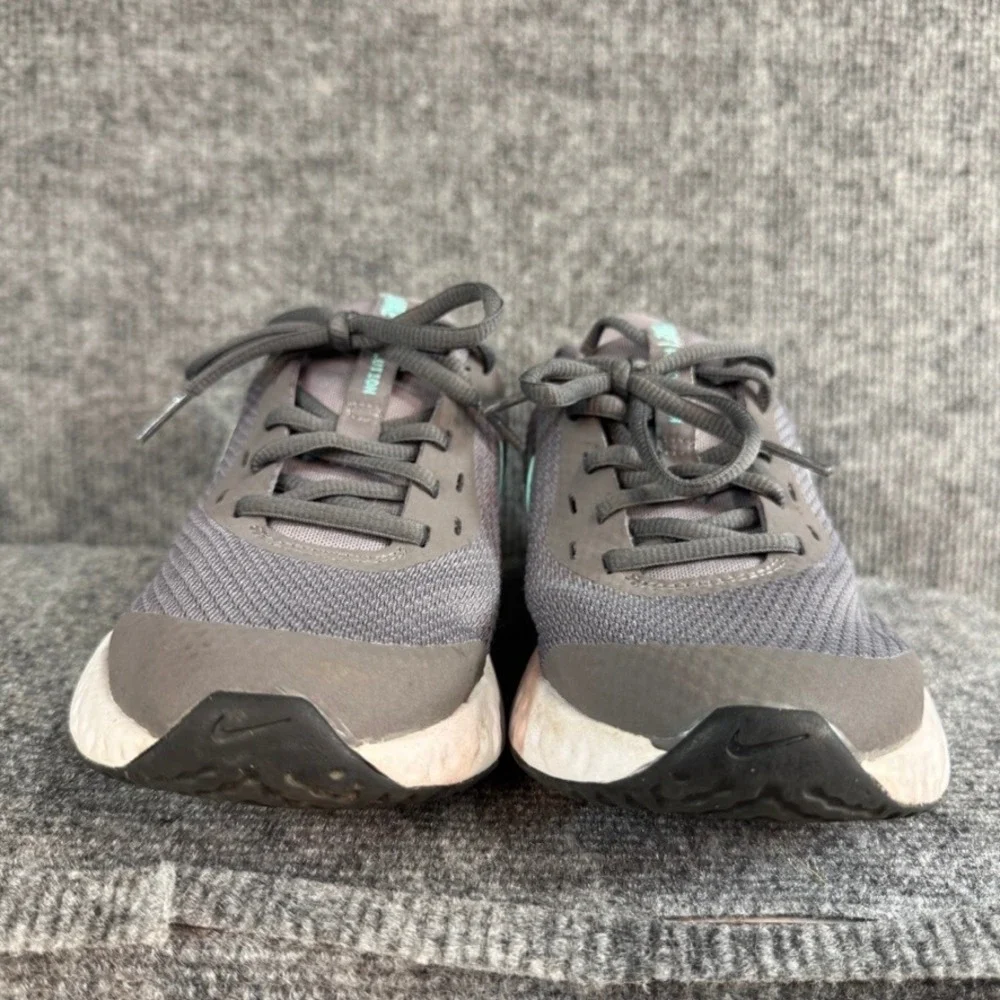 Nike Revolution 5 Womens Running Shoes Grey Teal Pink BQ3204-013 Sz 6.5